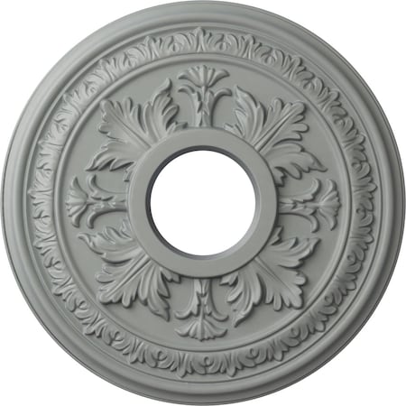 Ekena Millwork Baltimore Ceiling Medallion (Canopies up to 5 1/2"), 15 3/8"OD x 4 1/4"ID x 1 1/2"P, Primed White CM15BA